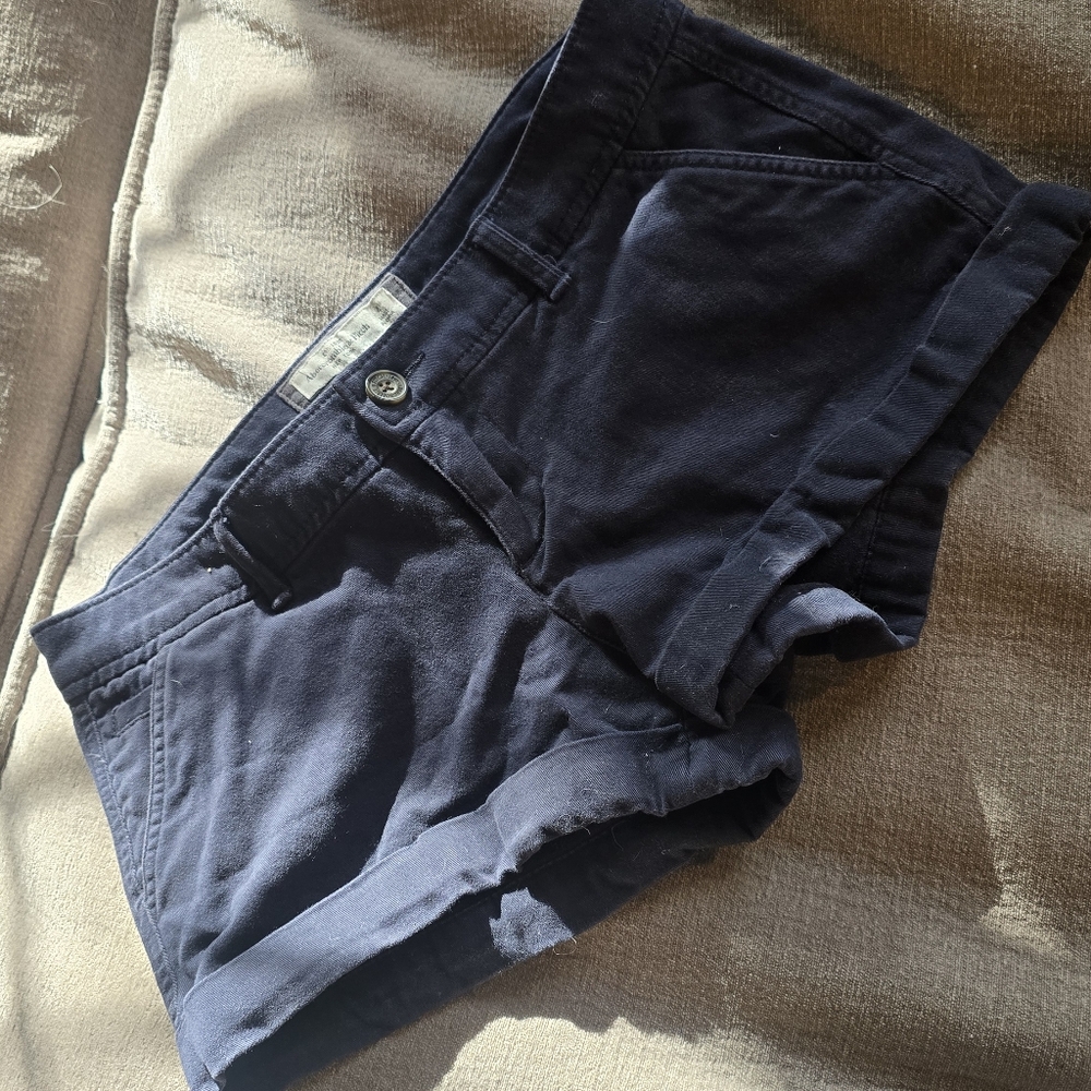 2000s Abercrombie Moose Logo Classic Navy Shorts